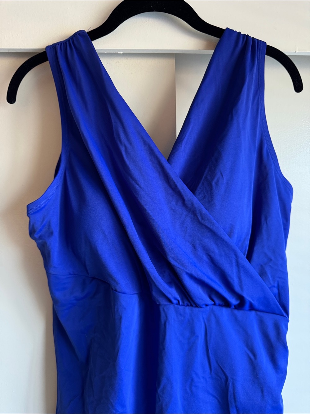 Swimsuits for All One Piece 18 Blue Swim Dress - Picture 2 of 11